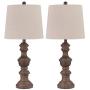 Signature Design by Ashley - Magaly Poly Table Lamps - Set of Two - Brown