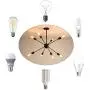 XIPUDA 8-Light Sputnik Chandelier Lighting Modern Sputnik Light Fixture Oil Black Mid Century Ceiling Chandeliers Industrial Sputnik Light for Bedroon Dinning Room and Office
