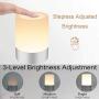 Slicoo Touch Sensor Table Lamp Color Changing RGB Bedside Lamp,Night Light for Bedrooms, Living Rooms and Office,Indoor and Outdoor use