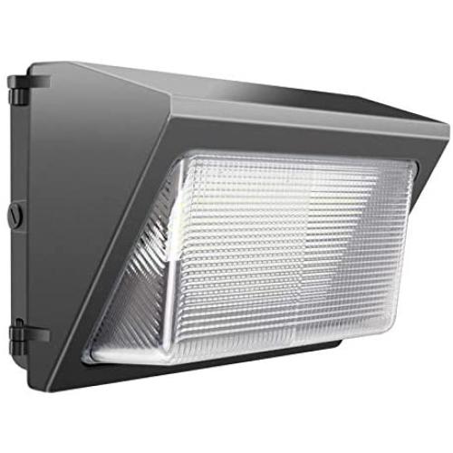 100W Led Wall Pack Lights with Dusk-to-Dawn Photocell, 12000LM 5000K(100-277V) Daylight Commercial Security Wall Pack Lighting, IP65 Waterproof Outdoor Lighting Fixture for Parking Lots, Warehouses