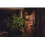 Smeike Outdoor Wall Sconce, Exterior Wall Mount Lighting Fixture with 2 Lights, Patio/Porch Lantern Light Fixtures in Matte Black Finish with Clear Glass, 40W