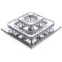 Crystal Chandeliers, Modern 2 Lights - Pendant Lighting Dimmer Ceiling Light Fixture LED Crystal Pendant Lamp for Kitchen, Living Room, Dining Room, Bedroom, Hallway, Stairway