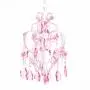 Tadpoles 3-Bulb Vintage Plug-In or Hardwired Mini-Chandelier, Pink Sapphire