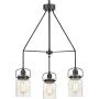 Progress Lighting P400132-020 Calhoun Three-Light Chandelier, Antique Bronze