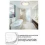 36W Dimmable Flush Mount Ceiling Light Fixture Color Changing via Remote Control, Smart Phone APP for Family Living Room Bedroom Dining Room 36W Dimmable Flush Mount Ceiling Light Fixture Color Changing via Remote Control, Smart Phone APP for Family Living Room Bedroom Dining Room