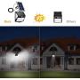 YOUAU Solar Lights Outdoor, 240 LED Solar Spotlight IP65 Waterproof Outdoor Lights Security Solar 3 Sensor Modes for Yard, Garage, Front Door