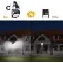 YOUAU Solar Lights Outdoor, 240 LED Solar Spotlight IP65 Waterproof Outdoor Lights Security Solar 3 Sensor Modes for Yard, Garage, Front Door