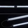 T8 LED Light Tube - 2FT, 14W, 1680lm, 4000K(Daylight Glow), Linkable Integrated Single Fixture, Clear Cover, V Shape, Utility Shop Light, Ceiling and Under Cabinet Light, Corded Electric (2 Pack)