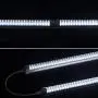 T8 LED Light Tube - 2FT, 14W, 1680lm, 4000K(Daylight Glow), Linkable Integrated Single Fixture, Clear Cover, V Shape, Utility Shop Light, Ceiling and Under Cabinet Light, Corded Electric (2 Pack)