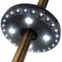 OYOCO Patio Umbrella Light 3 Brightness Modes Cordless 28 LED Lights at 200 lumens-4 x AA Battery Operated,Umbrella Pole Light for Patio Umbrellas,Camping Tents or Indoor Use (Black)