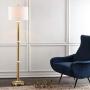JONATHAN Y JYL1088A Gregory 60.5'' Metal/Marble LED Floor Lamp Contemporary,Transitional for Bedrooms, Living Room, Office, Reading, Brass Gold/White