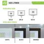 ASD 30W LED Flood Light with Arm - 5000K Daylight 3056 Lm - 70W MH Equivalent - IP65 Waterproof - 120V Commercial Super Bright LED Floodlight Outdoor Garage - Black Finish - UL & DLC Standard, 10-Pack