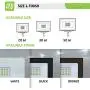 ASD 30W LED Flood Light with Arm - 5000K Daylight 3056 Lm - 70W MH Equivalent - IP65 Waterproof - 120V Commercial Super Bright LED Floodlight Outdoor Garage - Black Finish - UL & DLC Standard, 10-Pack