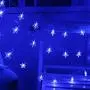amadecohome Star String Lights, 100 LED Fairy Lights Plug in, Waterproof Christmas Decorations Lights for Indoor, Outdoor, Wedding Party, Christmas Tree, Bedroom (Blue)