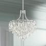 Villette Chrome Pendant Chandelier 15 3/4'' Wide Modern Crystal Cascade LED 5-Light Fixture for Dining Room House Foyer Kitchen Island Entryway Bedroom Living Room - Vienna Full Spectrum