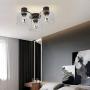 TeHenoo 3-Light Semi-Flush Mount Ceiling Light, Clear Glass Ceiling Light Fixture with Matte Black Finish for Kitchen,Dining Room,Living Room, Bedroom, Cafe, Bar,Entryway TeHenoo 3-Light Semi-Flush Mount Ceiling Light, Clear Glass Ceiling Light Fixture with Matte Black Finish for Kitchen,Dining Room,Living Room, Bedroom, Cafe, Bar,Entryway