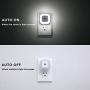 Dimmable Plug in LED Night Light - SYCEES Nightlight with Dusk to Dawn Sensor for Bedroom, Kids Room, Nursery, Bathroom, Kitchen, Hallway, Stairs, Daylight White, 4 Pack