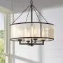 Saint Mossi Mordern 4-Light Chandelier Lighting Flush Mount LED Ceiling Light Fixture Pendant Lamp for Dining Room Bathroom Bedroom Livingroom