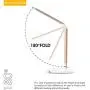 OSMUMDA ZL-306,Dimmable LED Desk Lamp with USB Charging Port, Folding Reading Light with UL AC Adapter, Touch adjustable Table lamp, Used in living room, bedroom, office