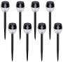 Solar Outdoor Lights Pathway, Solar Garden Light, Waterproof Sun Powered Landscape Lighting Kit for Yard, Lawn, Patio 8 Pack