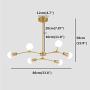 LightInTheBox 6-Head Modern Metal Chandeliers Pendent Light Living Room Dining Room Bedroom Lighting Fixture 60W (1PC)