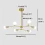 LightInTheBox 6-Head Modern Metal Chandeliers Pendent Light Living Room Dining Room Bedroom Lighting Fixture 60W (1PC)