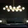 16 Lights Magic Beans Chandeliers, Brass Finish Fixture Nordic Brushed Molecular Lights, Ceiling Lamps for Living Room Dining Room Study Bedroom Pendant Lighting (Gold/Bronze)