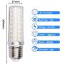 E26 Bright Corn LED Light Bulbs, 10W E26 Corn Bulbs 100W Equivalent, LED Corn Light 1000lm Daywhite 6000K, 360° LED Light Bulbs for Kitchens, Dining Rooms or Indoor Lamp (Cool White)