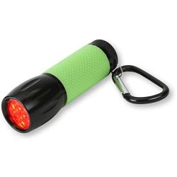 Carson RedSight Red Led Flashlight for Reading Astronomy Star Maps and Preserving Night Vision with Two Brightness Settings (SL-33), Green