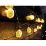 Joiedomi 2 Pineapple String Lights 10ft 10 LED (Warm White) Fairy Lights Battery Operated for Christmas Home Party Wedding Bedroom Indoor Decor