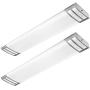 AntLux 4ft LED Flush Mount Linear Lights 40W 4500lm Kitchen Light Fixtures, 4000K, 4 Foot led Kitchen Ceiling Light fixtures for Living Room, Laundry, Replace for Fluorescent Version 2 Pack