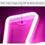 XIYUNTE Pink Neon Light Lightning Bolt Led Neon Sign Wall Light Battery and USB Operated Lightning Neon Lights Pink Neon Signs Light up for The Home,Kids Room,Bar,Party,Christmas,Wedding