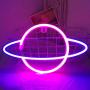 iceagle Planet Light Neon Signs Neon Lights for Wall Decor,USB or Battery LED Signs for Bedroom, Decorative Neon Light Sign for Christmas,Birthday Party, Living Room, Girls,Kids Room