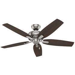 Hunter Newsome Indoor Ceiling Fan with LED Light and Pull Chain Control