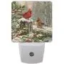Vdsrup Winter Cardinal Birds Night Light Set of 2 Holly Berry Branches Snow Plug-in LED Nightlights Christmas Decorations Auto Dusk-to-Dawn Sensor Lamp for Bedroom Bathroom Kitchen Hallway Stairs Vdsrup Winter Cardinal Birds Night Light Set of 2 Holly Berry Branches Snow Plug-in LED Nightlights Christmas Decorations Auto Dusk-to-Dawn Sensor Lamp for Bedroom Bathroom Kitchen Hallway Stairs