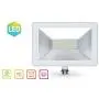 LLT 50W LED Flood Light Outdoor Knuckle Mount - 5000K Daylight 4000lm 120V Super Bright LED Outdoor Flood Light Landscape Yard - White Slim LED Flood Light Fixture - Aluminum and Tempered Glass
