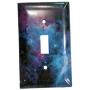 Trendy Accessories Decorative Nebula Galaxy Space Design Pattern Print Image Light Switch Wall Plate Cover (NOT A Decal) Actual Printed Outlet Cover