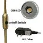 HomeFocus LED Floor Lamp Light,Living Room Lamp Light,Bedroom Lamp Light,Metal,Flexible Gooseneck LED 5W,3000K,Brushed Brass,Energy Efficient Super Bright for Home and Hotel. HomeFocus LED Floor Lamp Light,Living Room Lamp Light,Bedroom Lamp Light,Metal,Flexible Gooseneck LED 5W,3000K,Brushed Brass,Energy Efficient Super Bright for Home and Hotel.