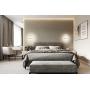 Modern Wall Sconces,12w Led Acrylic Wall Lamp,5.57ft Plug in and On/Off Switch On Cord,Wall Mounted Lighting for Bedroom,Living Room,Hotel,Staircase,11.41'' X 4.37'' X 1.88'',3000k Warm White,Set of 2