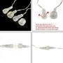 Joiedomi Christmas Meteor Shower Lights Falling Rain Drop Icicle String Lights 288 LEDs 8 Tube 30cm White, for Halloween Christmas Holiday Party Home Patio Outdoor Decoration (1)