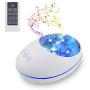 Night Projector Light for Bedroom | AOGVNA 8 Lighting Modes Remote Control Bluetooth Ocean Wave Projection Light for Baby & Kids Adults Bedroom Living Room Decoration