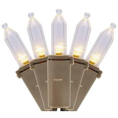 Warm White LED String Lights with Brown Wire, 66 Feet 200 LED Commercial Grade Christmas Light Set, Connectable Decor Lights for Patio Garden Halloween Holiday (Warm White - Brown Wire) Warm White LED String Lights with Brown Wire, 66 Feet 200 LED Commercial Grade Christmas Light Set, Connectable Decor Lights for Patio Garden Halloween Holiday (Warm White - Brown Wire)