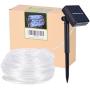 Oak Leaf Outdoor Solar String Lights, 41 Feet Solar Rope Lights 100LED Outdoor Lighting Rope, Waterproof Copper Wire Tube Lights with Solar Panel for Outdoor Indoor Home Garden Patio Parties