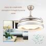 Retractable Ceiling Fan Light with Bluetooth Speaker 3-Color Light Adjustment Ceiling Fan with Remote Invisible Blade Bluetooth Chandelier Fan Light Silent Motor for Bedroom Living Room (42 Inch) Retractable Ceiling Fan Light with Bluetooth Speaker 3-Color Light Adjustment Ceiling Fan with Remote Invisible Blade Bluetooth Chandelier Fan Light Silent Motor for Bedroom Living Room (42 Inch)