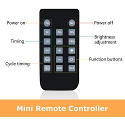 Outdoor Dimmer for String Lights, Bomcosy 240 Watts Wireless Remote Control Plug-in Dimmer 50Ft Distance, Multifunctional Dimmer for LED String Lights and Incandescent String Lights, 3 Prong Plug