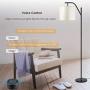 Floor lamp, Wellwerks Smart Light,- Classic Standing Industrial Arc Light with Lamp Shade, Modern Floor Lamp for Bedroom, Living Room, Study Room