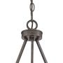 Lillian Gray Wood Bronze Large Wagon Wheel Chandelier 32'' Wide Farmhouse Industrial Two Tier Clear Seeded Glass Shades 9-Light Fixture for Dining Room House Island Entryway - Franklin Iron Works