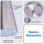 Modern Mini Hanging Pendant Light Brushed Nickel Kitchen Island Light Adjustable 1-Light Lighting Fixture Slope Ceiling Available 5.9 Metal Shade for Dining Room,Hallway,Bar,Christmas Gift,1 Pack