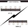 VINLUZ 5 Lights Bathroom Vanity Light Fixture Oil Rubbed Bronze Sconces Wall Lighting Modern Industrial Indoor Wall Mounted Lamp, Farmhouse Style Wall Light for Kitchen Hallway Dining Room