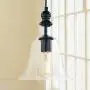 WINSOON Ecopower 1 Light Vintage Hanging Big Bell Glass Shade Ceiling Lamp Pendent Fixture WINSOON Ecopower 1 Light Vintage Hanging Big Bell Glass Shade Ceiling Lamp Pendent Fixture